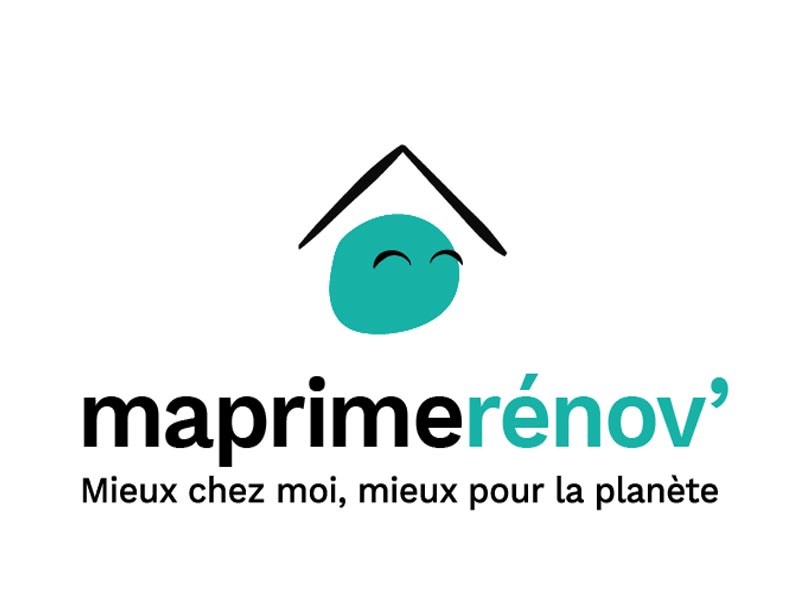 MaPrimeRenov' logo, à Grenoble pour l'isolation de votre facade par l'extérieur